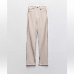 Zara Faux Leather Pants